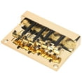 thumbnail image 4 of String Bridge 4 String Electric Bass Golden Zinc Alloy Fixed Type Saddle Plate with Screw Kit, 4 of 8