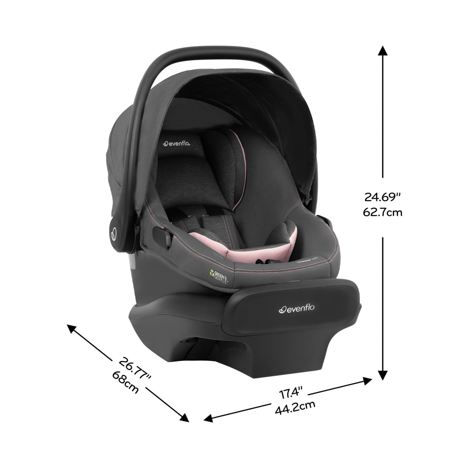 Evenflo LiteMax NXT Infant Car Seat, Primrose