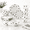 Black and White Polka Dot, variant on Black Dinnerware Set For 4 16-piece Porcelain Marble