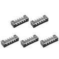 thumbnail image 4 of Wire Barrier Block, 5pcs M3 Screws 15A 600V Terminal Strip  for Bridge 5 Positions1505,6 Positions1506, 4 of 7