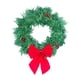 thumbnail image 1 of Pisexur Accesorios Para AutoCoronas navideñas, decoraciones para el coche, decoraciones para el hogar, coronas de pajarita con luces, 1 of 6