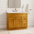 thumbnail image 5 of Design House Brookings 36" Ready to Assemble Solid Wood Bathroom Vanity Cabinet, Modern Birch, 5 of 20