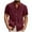 Wine, variant on Kovlvoll Mens Short Sleeve Button down Shirts Cotton Linen Casual Plus Size Solid Color Casual Summer T-Shirt