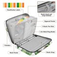 thumbnail image 4 of Haosy Accordion File Organizer Zipper Binder 500 Sheet 6-Tab Expanding File Folder Multi-Pocket 1.2 Inch 3 Ring Green Gnomes and Clover, 4 of 7