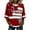 v#3Red13, variant on Women T-Shirts Us National Flag & Camouflage Pattern 3/4 Sleeve Hooded With Drawstring Loose Fit For 4Th Of July Holiday Patriotic Tee,Army Green,L