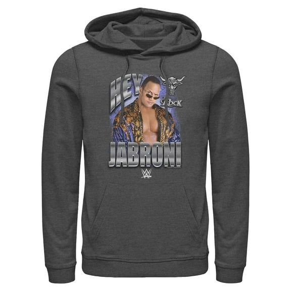 Mens WWE The Rock Hey Jabroni Lightweight Hoodie