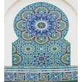 thumbnail image 3 of Moroccan Duvet Cover Set, Ceramic Tile Antique East Pattern Heritage Architecture Print, Decorative 2 Piece Bedding Set with 1 Pillow Shams, Twin Size, Pale Coffee Turquoise, by Ambesonne, 3 of 3