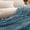 Denim Blue, variant on Luxury Soft Fleece Blanket Queen Size, No Shed No Pilling, 380GSM Fluffy Cozy Throw Blankets for Bed, 90"x90", Lightweight Warm Bedding for Home Decor, Ideal Gift for Women, Sharkskin