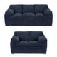 thumbnail image 1 of Sala 3-2 TRINITY Aston 2 piezas ( Sofá, Love Seat ) Azul Soho Para Sala, 1 of 8