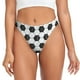 thumbnail image 1 of Balery Soccer Tangas de Algodón para Mujer con Estampado – Ropa Interior Sexy, Transpirable, G-string-XX-Large, 1 of 1