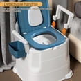 thumbnail image 6 of Thehsnt Portable Camping Toilet with Wide Seat for Elder Adults Easy to Clean Stable Portable Mobile Toilet for Indoor Outdoor Camping Travel, 6 of 9