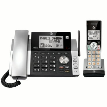 AT&T EL52219 2 Handset Answering Corded/Cordless Phone System - Walmart.com