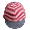 thumbnail image 1 of ITFABS Newborn Baby Sun Caps Striped Cap Photography Props Baseball Hats, 1 of 4