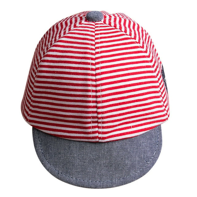 ITFABS Newborn Baby Sun Caps Striped Cap Photography Props Baseball Hats