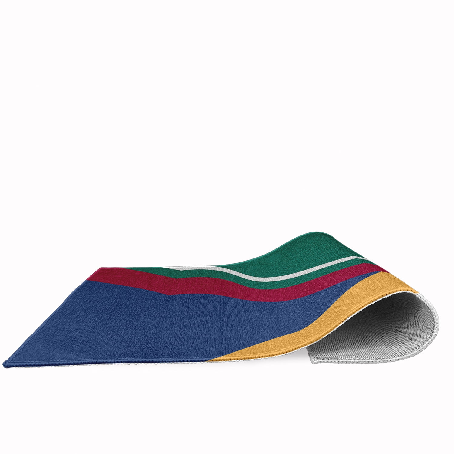 3' x 5' Simply Daisy Bold Shapes Modern & Contemporary Chenille Area Rug, Kelly Green