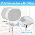 thumbnail image 3 of Soporte de altavoz Chunxiao Heavy-Duty para Sonos Era 300, blanco, paquete de 2, 3 of 7