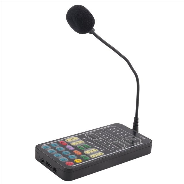 3X Cambiador de Voz Micrófono de Mano Cambiador de Voz con Máquina de Efectos de Sonido Multifuncional para Teléfono//Switch (I9)