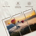 thumbnail image 6 of Elephant Stock Thailand Hot Air Balloons Wall Art - Horizontal Multi Panel Canvas - Living Room Wall Decor - Transportation Multi Panel - Orange And Beige Decor - 33" x 20", 6 of 8