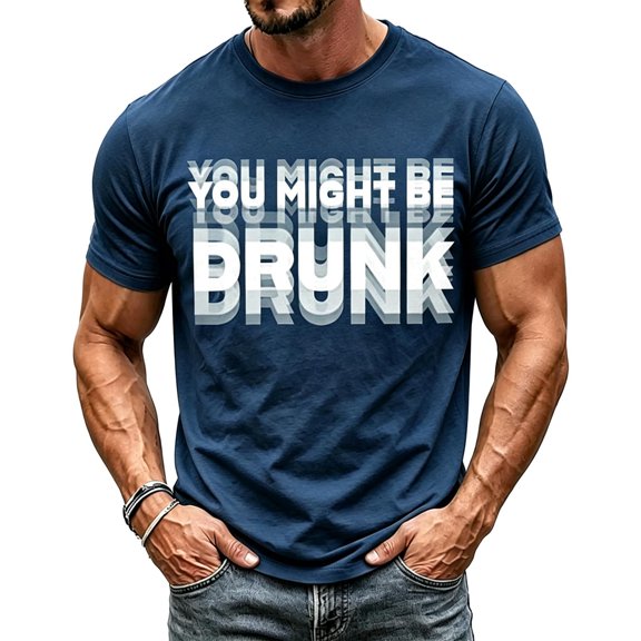 cocolona Mens Graphic Funny Tees Crew Neck Short Sleeve Print T-shirts Fashion Casual Pullover Tops