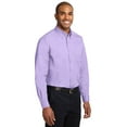 thumbnail image 4 of Port Authority Tall Long Sleeve Shirt (TLS608) Bright Lavender, 3XLT, 4 of 6