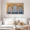 thumbnail image 2 of Elephant Stock Moroccan Mausoleum Fountain Wall Art - Horizontal Canvas Wall Art - Living Room Wall Decor - Architecture Canvas - Brown And Beige Decor - 45" x 30", 2 of 8
