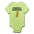 thumbnail image 1 of CafePress - My Brother Is A Golden Retriever Body Suit - Baby Light Bodysuit, 1 of 1