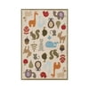 Furnish My Place Momeni Novelty Animals & Insects Modern Area Rugs, Beige