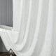 thumbnail image 4 of Cortina de ducha de poliéster impermeable con ganchos | Diseño de flores cortadas para hotel y baño | Tela blanca de 180 x 180 cm, 4 of 6