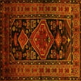 thumbnail image 1 of Ahgly Company Indoor Square Persian Yellow Traditional Area Rugs, 3' Square, 1 of 4