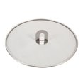 thumbnail image 1 of Pantalla de salpicaduras de acero inoxidable, tapa de olla de malla, resistente al aceite, protector contra salpicaduras, herramientas de cocina para freír, cocina práctica (25cm), 1 of 5