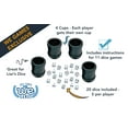 thumbnail image 2 of WE Games Dice Cup Set - 4 Professional Grade Plastic Cups with 20 Dice, 2 of 11