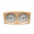 thumbnail image 1 of Pine Wood Thermometer Hygrometer for Sauna Background Spa Sauna Accessory, 1 of 5