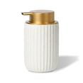 thumbnail image 1 of Dispensador de jabón en espuma YURIAERY, blanco mate moteado, 360 ml, 1 of 6