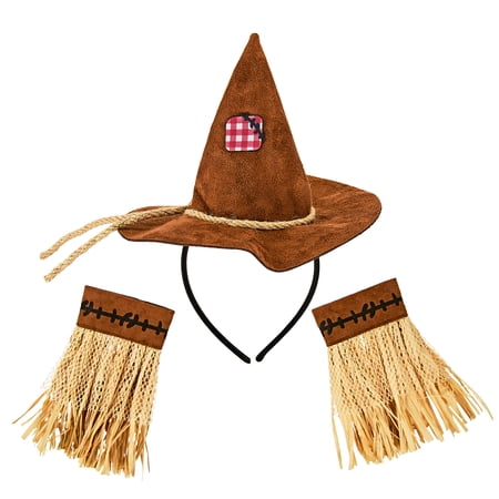 Halloween Scarecrow Costume Accessory Kit for Adults, 0.78 in, by Way To Celebrate