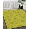 thumbnail image 3 of Ahgly Company Machine Washable Indoor Rectangle Transitional Dark Golden Rod Brown Area Rugs, 2' x 3', 3 of 7