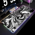 thumbnail image 4 of liquid RGB Gaming Mousepad Big LED Gamer Mousepads PC Desk Mat Luminous Mouse Pad Large Keyboard Mats Table Rug With Backlit, 4 of 5
