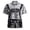 A-Black886, variant on XIAOCHA Men's Oktoberfest Themed Shirt Short Sleeve Collared Button Up Gingham Print Tee Festive Bavarian Style Casual Party Top