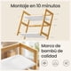 thumbnail image 5 of Estante para Especias de 2 Niveles, Estantería de Cocina para Encimera, Beige y Blanco, 5 of 8