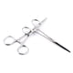 thumbnail image 4 of Pinzas hemostáticas de cabeza curva de acero médico, Porta agujas para pelo de mascota, pinzas para toalla, 1 ud., 4 of 5