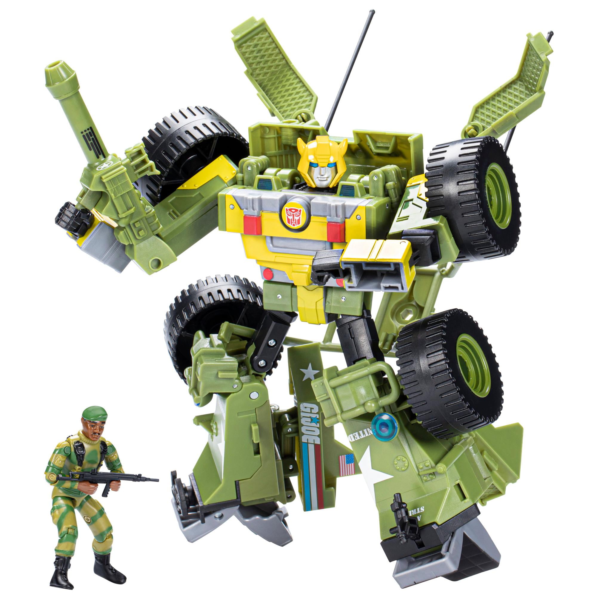 Transformers Collaborative G.I. Joe MashUp, Bumblebee A.W.E. Striker & Lonzo “Stalker