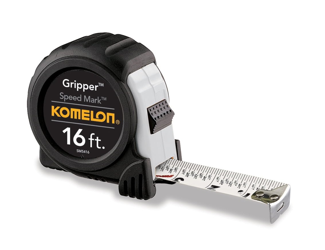 Komelon SM5416 16ft Speedmark Gripper Tape Measure