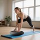 thumbnail image 4 of Esterilla De Yoga Inflable Extra Gruesa Esterilla Antideslizante Para Ejercicios De Fitness Con Correa De Transporte Esterilla De Gimnasio Portátil, 4 of 5