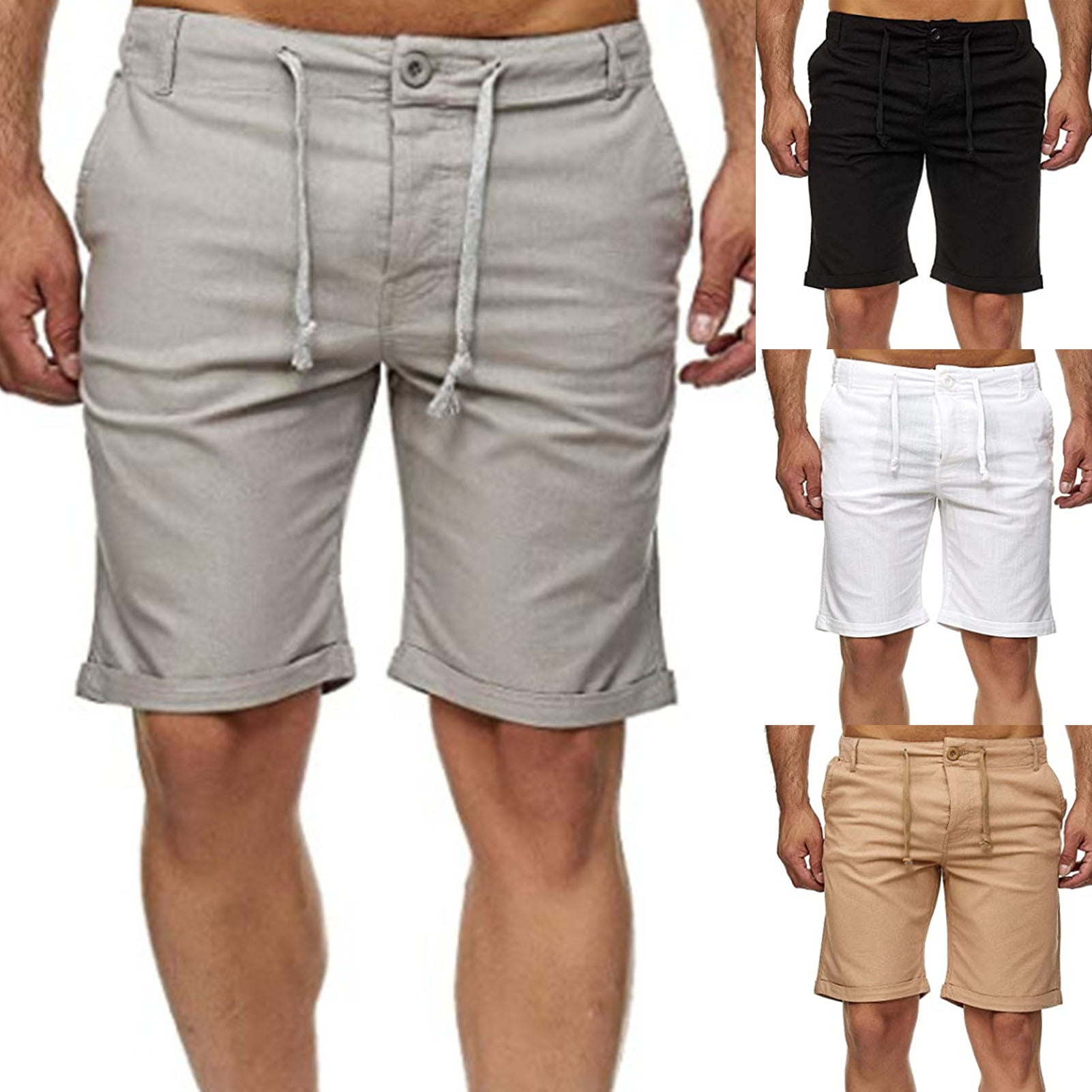 Knee Length,Space-Dye,Fleece Gym Jogging Casual Short Mens Sweat Summer Shorts 