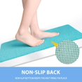 thumbnail image 3 of Non-Slip Bathtub Mat, Anti Slip Shower Mat, Fast Drying , Foot Scrubber Mat, Anti Slip Mat for Tub, Floor, Bathroom, Kitchen, Home, Hotel (Turquoise Blue 24"×16"), 3 of 5