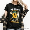 thumbnail image 5 of Life Gave Me Lemons Jesus Lemonade T-Shirt, Funny Christian Faith Retro Tee, 5 of 5