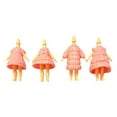 thumbnail image 1 of Conjunto de 4 piezas de ropa para muñecas, disfraces, mini muñecas, accesorios de ropa rosa, 1 of 9