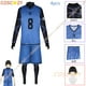thumbnail image 3 of Disfraz de Cosplay de Anime Blue Lock Bachira Meguru, camiseta de fútbol, ropa deportiva, uniforme azul, traje de fiesta de Navidad y Halloween, 3 of 5