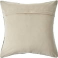 thumbnail image 4 of Ox Bay Whitley Gray/Charcoal Geometric Faux Hide Adult Decorative Throw Pillow, 4 of 7