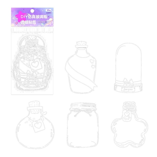 CXYYY 20 Pcs Transparent Dried Flower Bookmarks Handmade DIY Bookmarks Without Dried Flowers Cute Clear Bookmark Kit For Pressed Flowers Page Clips Bookmark