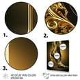 thumbnail image 3 of Designart Golden Mechanic High Heel III Canvas Wall Art, 3 of 5